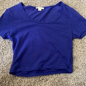 Zenana Shirt Crop Top